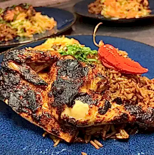 jamaican, jerk, chicken, rice, scotch bonnet